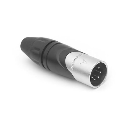 Amphenol Metal Plug Str Cord      5 Pin AX5M